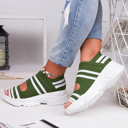 Sandalias Mujer de Verano con Plataforma Alta