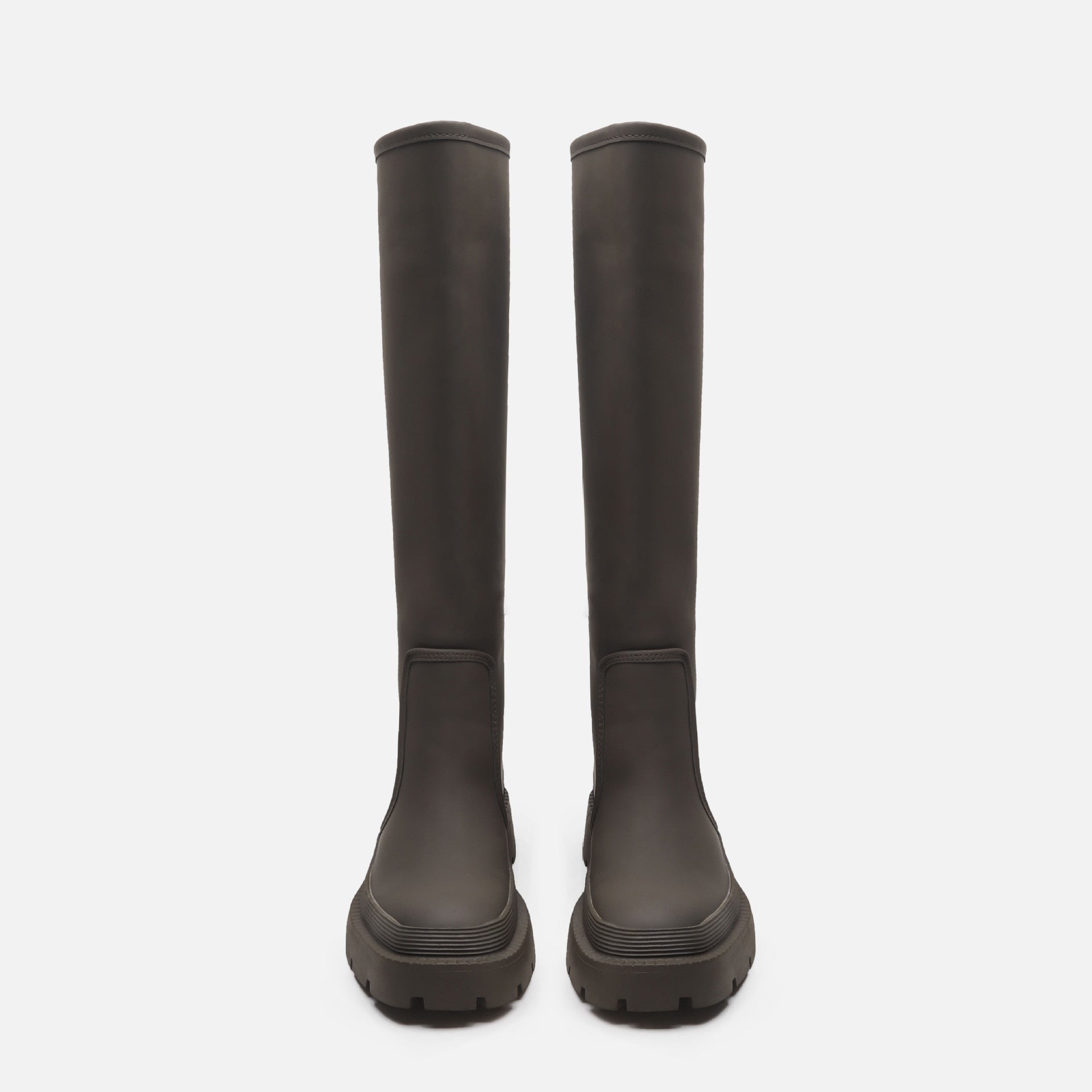 Botas Mujer Cuero Bajo Heel Invierno - Vestiria