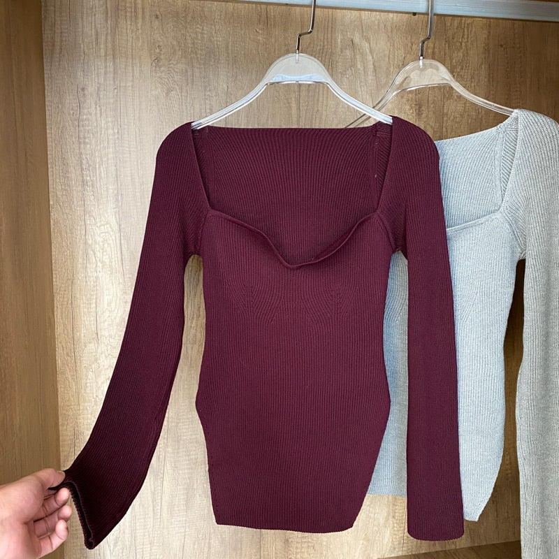 Sudadera Mujer Punto Manga Larga Cuello Redondo