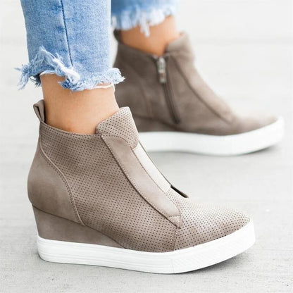 Zapatillas Cuña Cómodas Invierno