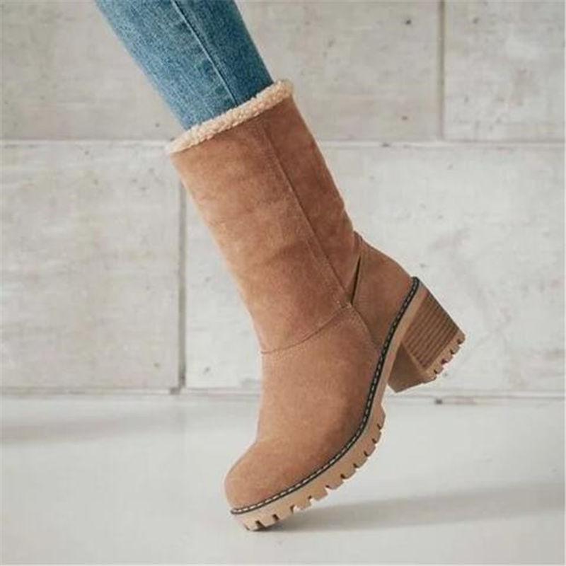 Botas Piel Mujer Moda Invierno
