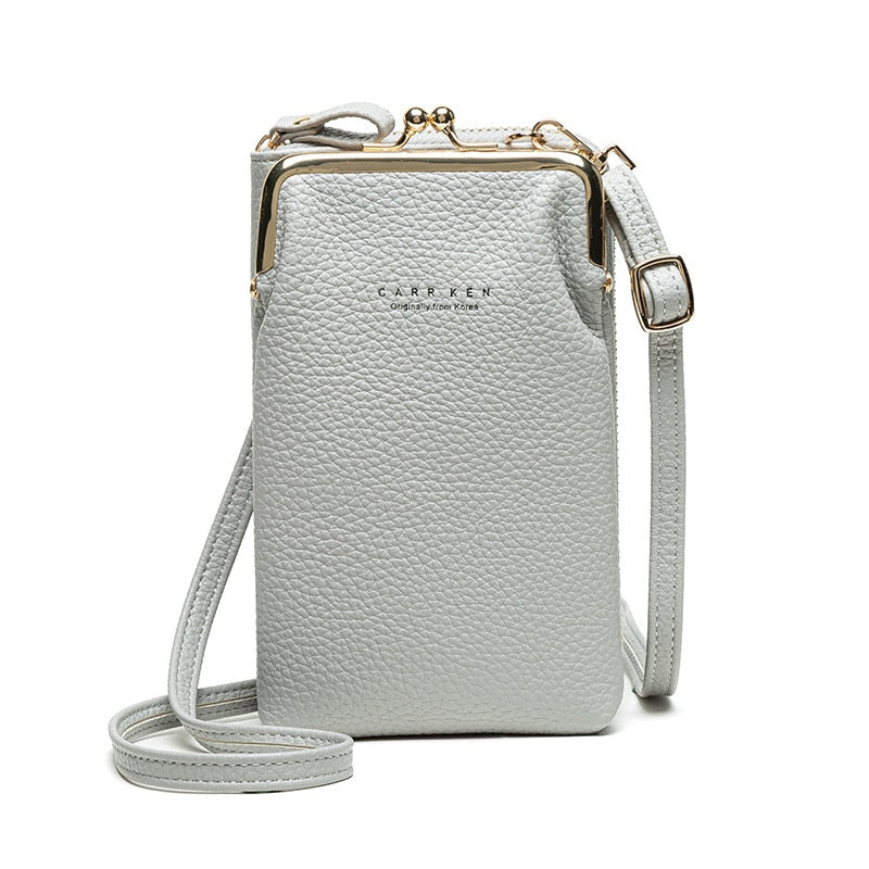 Bolso móvil compacto con correa regulable
