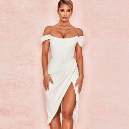 Vestido Noche Elegante Midi Ajustado