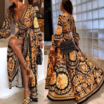 Vestido Largo Elegante Mujer Estilo Único