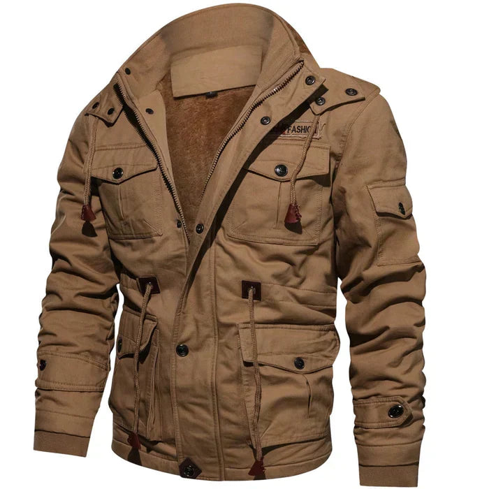 Chaqueta militar para hombre con bolsillos prácticos - Vestiria
