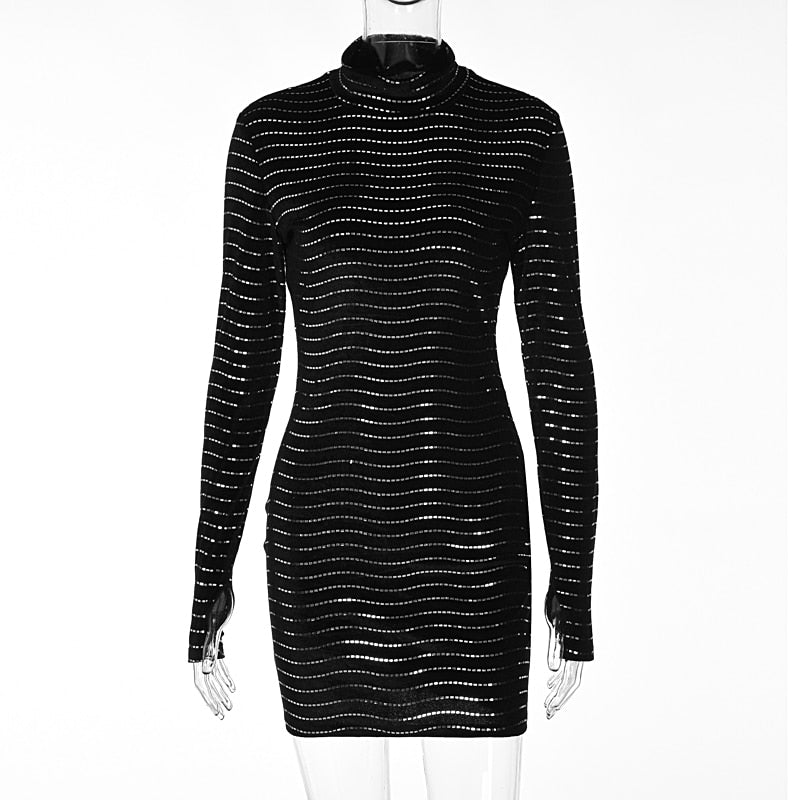 Vestido Noche Elegante con Lentejuelas