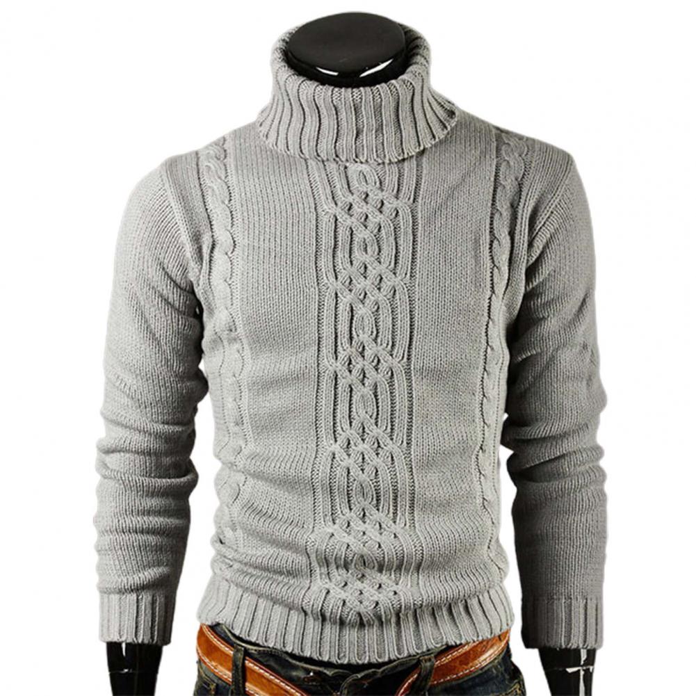 Jersey Cuello Alto Acogedor de Algodón