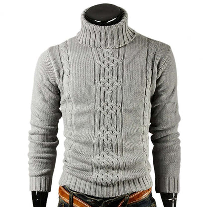 Jersey Cuello Alto Acogedor de Algodón