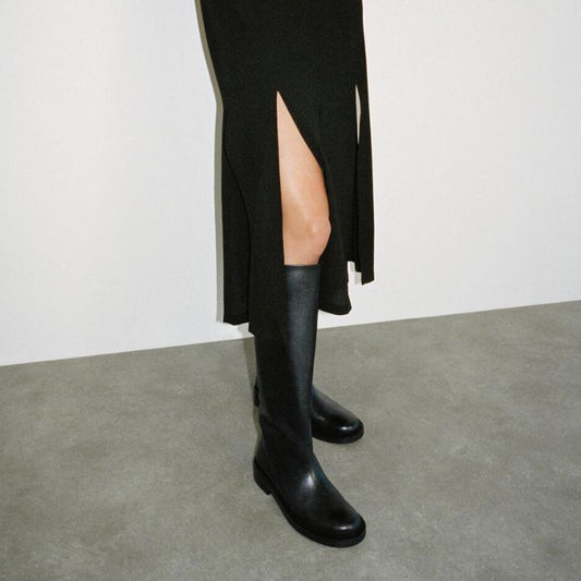 Botas Mujer Piel Alta Moda - Vestiria
