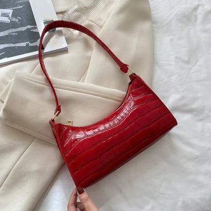 Bolso Bandolera Mujer Piel Imitación Brillante