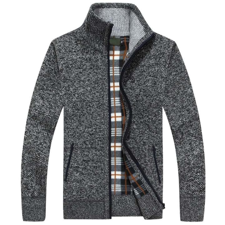 Chaqueta de punto cálido para hombre