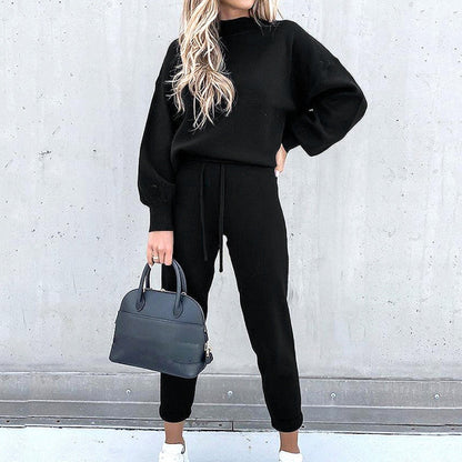Pantalón y sudadera deportiva femenina cómoda