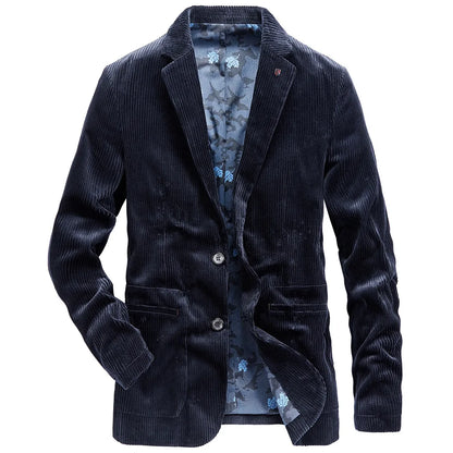 Chaquetón de pana cálido con forro florido hombre - Vestiria