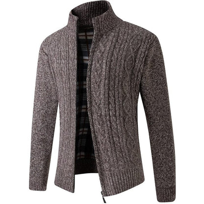 Chaqueta de punto cálido para hombre