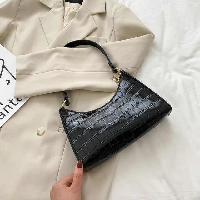 Bolso Bandolera Mujer Piel Imitación Brillante