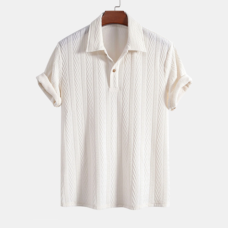 Camisa Punto Estampado Elegante Mujer