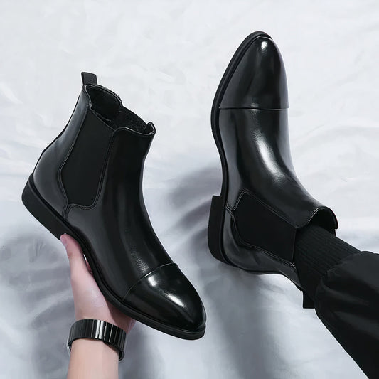 Botas Chelsea Hombre Cuero Clásicas - Vestiria