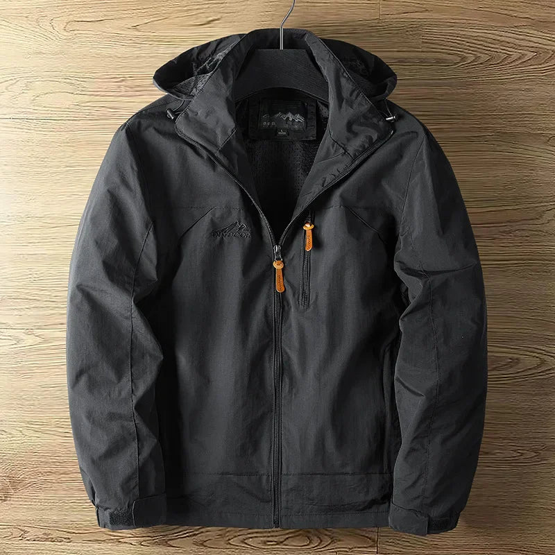 Chaquetón hombre agua impermeable respirable