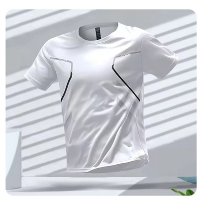 Camiseta deportiva hombre estampado urbano moda
