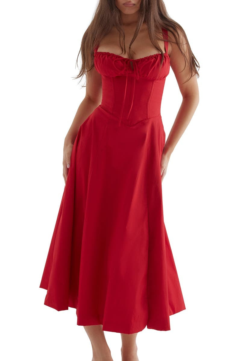 Vestido Cuerpo Cintura Alta Elegante