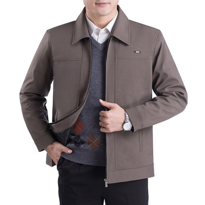 Chaquetas Hombre Clásicas Elegantes Cuello Solapa