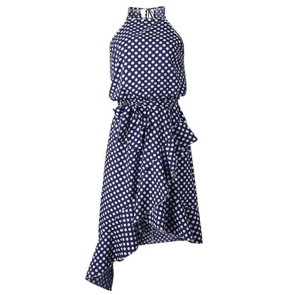 Vestido Mini de Puntos Elegante