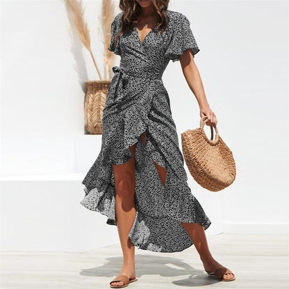 Vestido Floreado Boho Largo Mujer Verano - Vestiria
