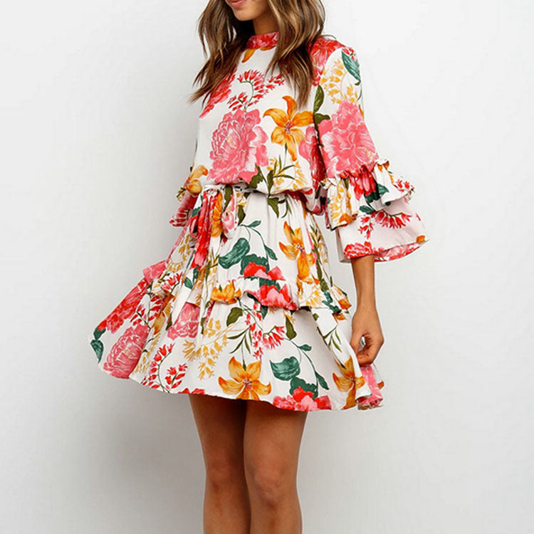 Vestido Floral Estilo Boho - Vestiria