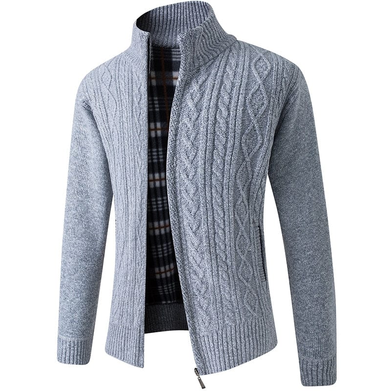 Chaqueta de punto cálido para hombre