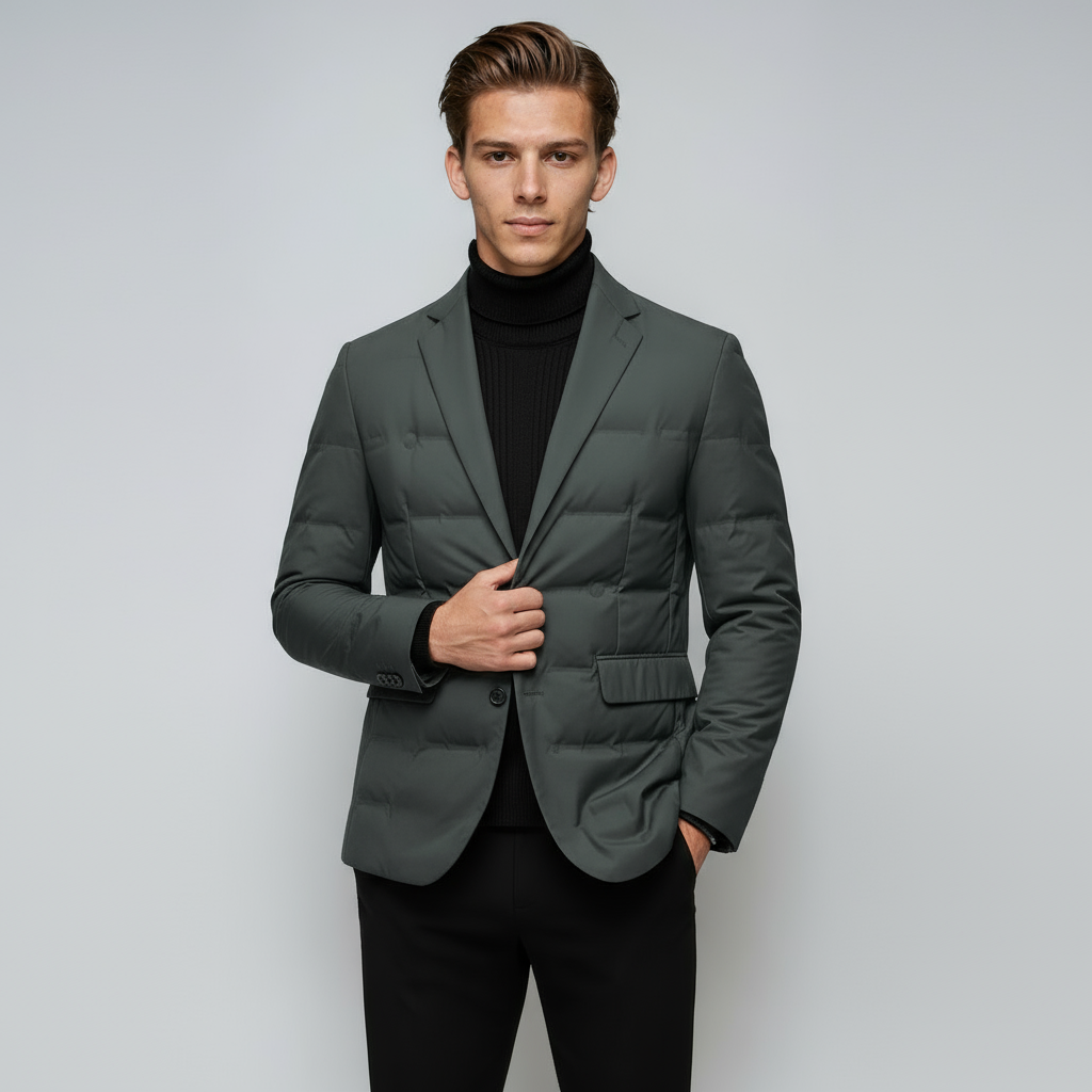 Chaqueta Invierno Acolchada Hombre Abrible