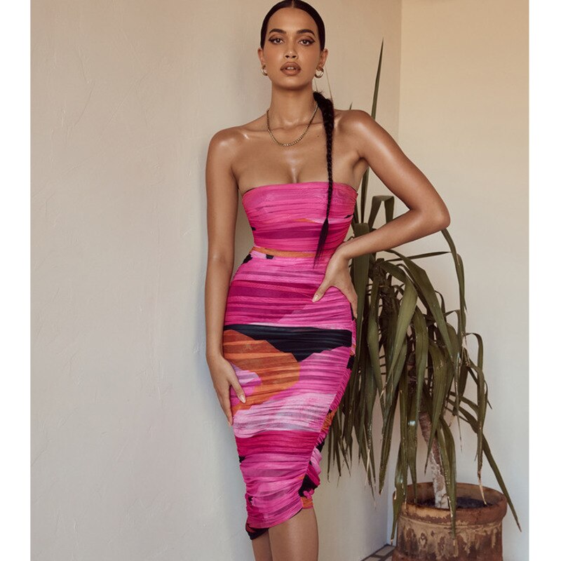 Vestido Ceñido sin Mangas Elegante - Vestiria