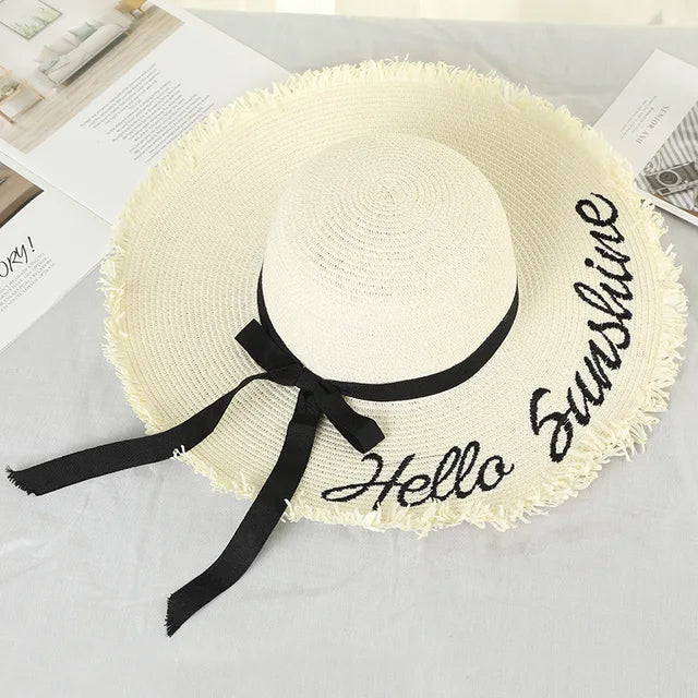 Sombrero de Paja Natural para Mujer - Vestiria