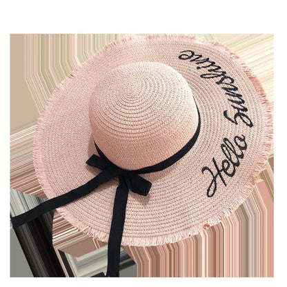 Sombrero de Paja Natural para Mujer