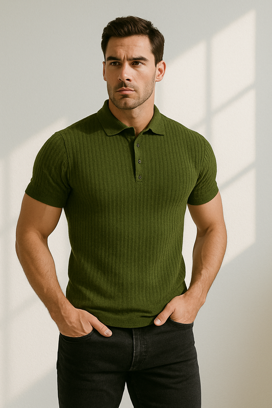Polo ajustado hombre elegante Varelio - Vestiria