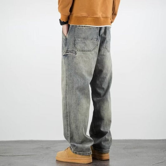 Pantalones Vaqueros Clásicos Hombre Relajados - Vestiria