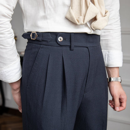 Pantalones de vestir elegantes para hombre