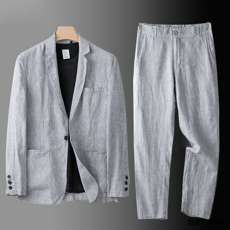 Traje de verano ligero y fresco para hombre