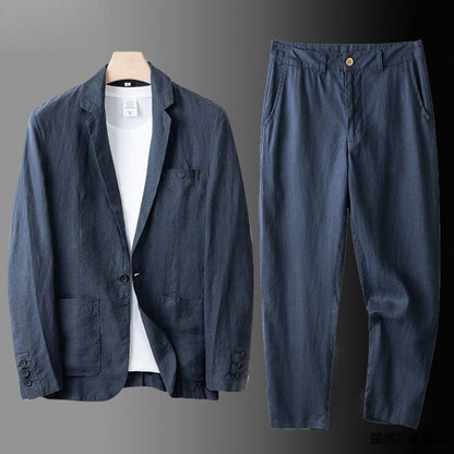 Traje de verano ligero y fresco para hombre
