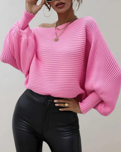 Jerséis de moda canalé mujer elegante