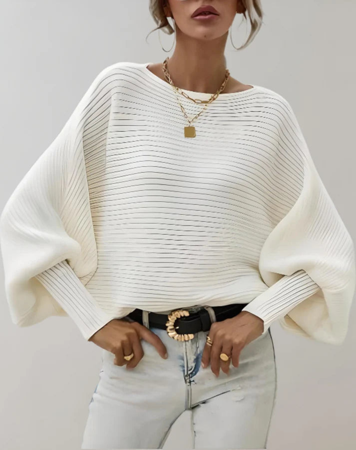 Jerséis de moda canalé mujer elegante