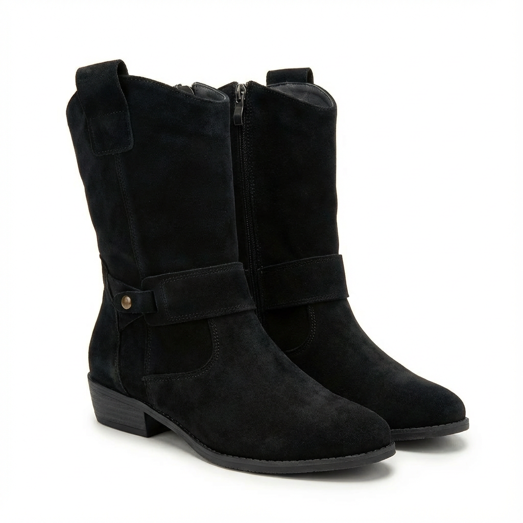 Botas Mujer Tacón Alto Slouch Elegantes - Clara Moda