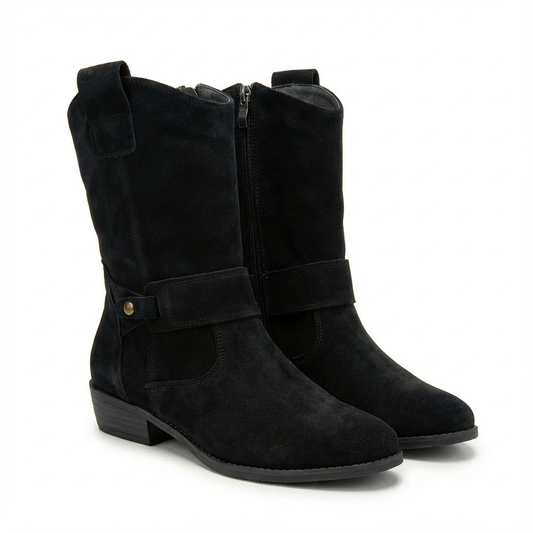 Botas Mujer Tacón Alto Slouch Elegantes - Clara Moda
