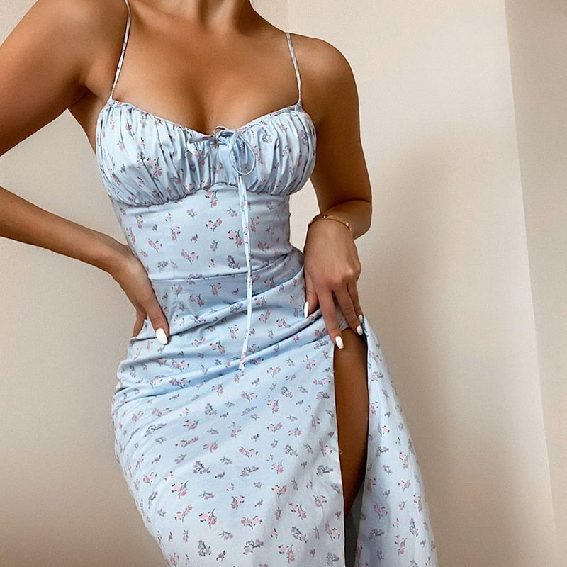 Vestido Cuerpo Floral Elegante - Vestiria
