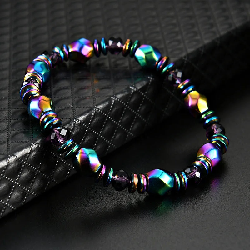 Pulsera Cuentas Metálicas Magnéticas Relajantes - Vestiria