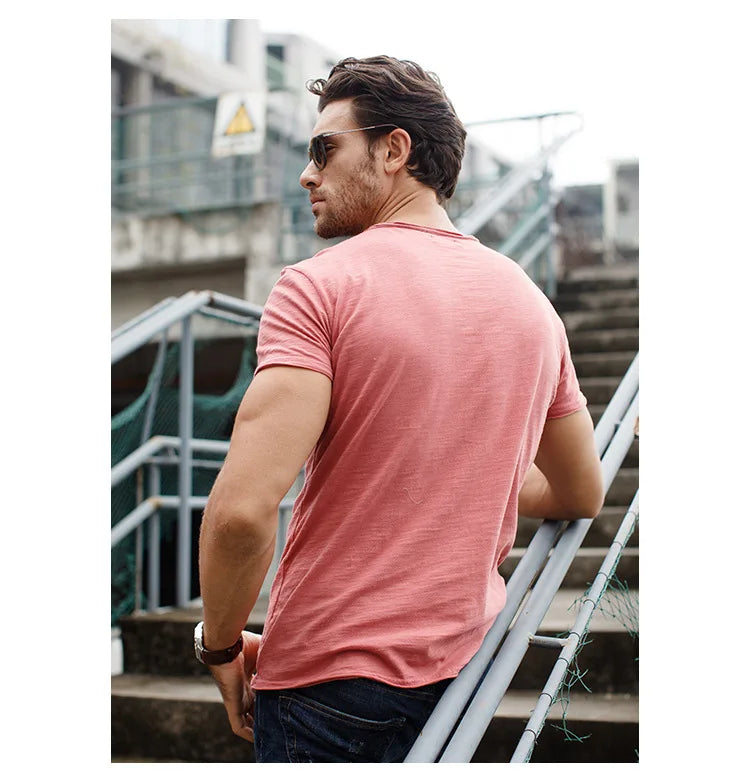 Camiseta Hombre Algodón Clásica - Vestiria