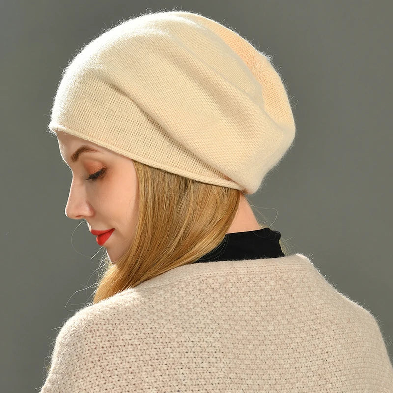 Gorro Mujer Punto Suave Cálido