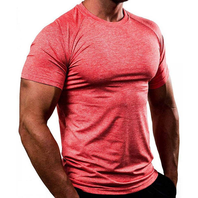 Camiseta Deportiva Ajustada Transpirable