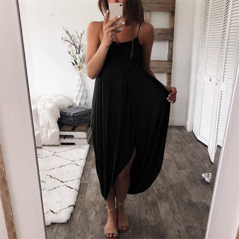 Vestido maxi sin mangas elegante
