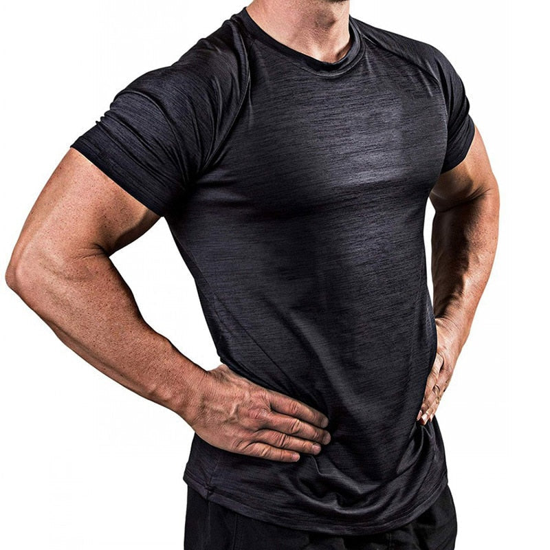 Camiseta Deportiva Ajustada Transpirable