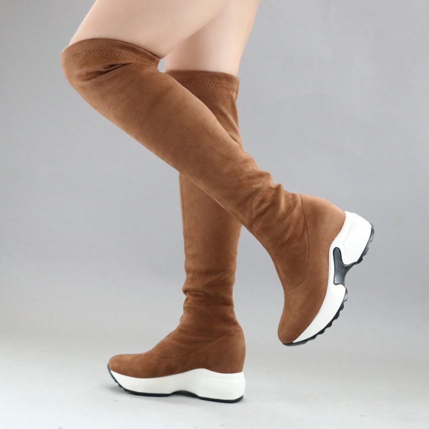 Botas Mujer Deportivas Con Suela Alta